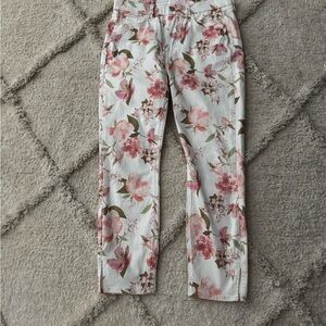 Floral Women's Cropped Jeans